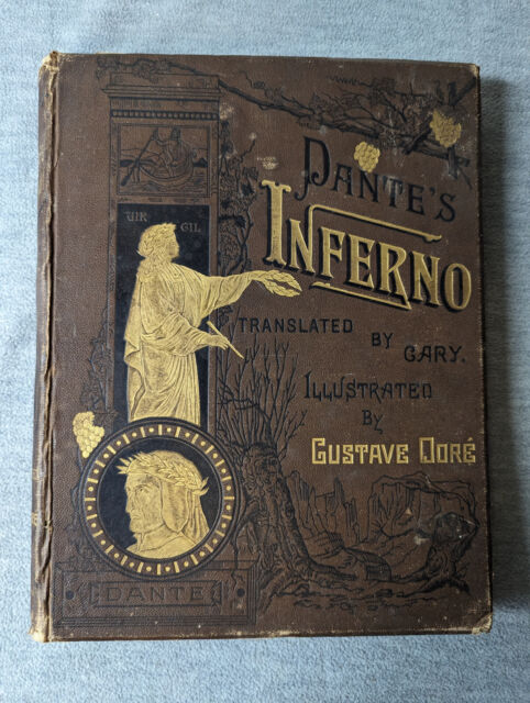 1901 Book Dantes Inferno Illustrated By Gustave