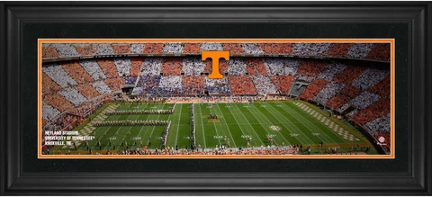 Tennessee Volunteers Framed 10x30 Neyland Stadium Panoramic Photo Cover