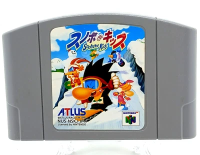 SNOBOW KIDS Snow Board Kid's Nintendo 64 Cartridge Only Japan ATLUS NUS-NSKJ - Image 1 of 3