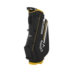 NEW Callaway Golf 2024 Chev Stand / Carry Bag 4-Way Top - Black / Goldenrod - Picture 1 of 1