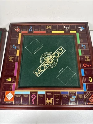 VTG 1991 Franklin Mint Monopoly: The Collector’s Edition Wooden Board Set 21x21” - Image 1 of 4