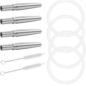 1Sets 4Pc Tubing Stainless Steel Maple Syrup Tapping Kit Reusable Camping New - Picture 1 of 10