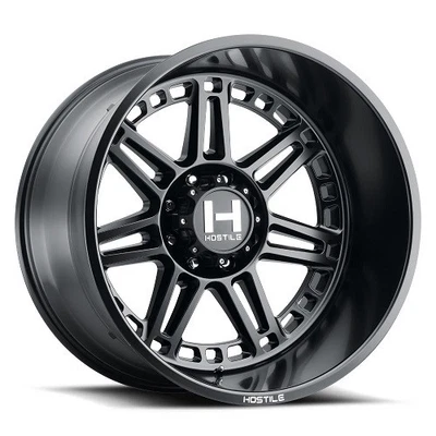 Rueda 22x10 Hostile 124 Lunatic Asphalt (negro satinado) 6x135 (-25 mm) Foto 1 de 4