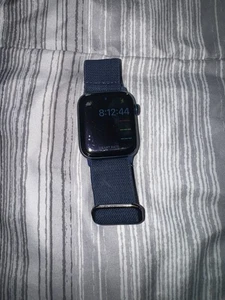 Apple Watch Series 6 44mm Blue Aluminum Case with Blue Nylon Sport Band - Picture 1 of 4