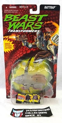 Transformers Beast Wars 1995 Rattrap MOSC Rock Bubble First Release - Image 1 of 2