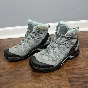 Botas Salomon Mid Senderismo Senderismo Sendero Aire Libre Mujer 6.5 Azul Gore Tex 404636 - Imagen 1 de 11