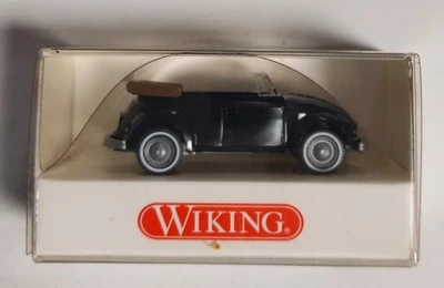 Wiking 8020414 HO Scale Black Volkswagen Kafer Cabrio Convertible Car - Image 1 of 3