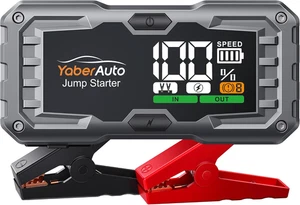Avviatore Batteria Auto, 6000A Avviatore Emergenza per Auto (10.0L Gas/9.0L Dies - Foto 1 di 12