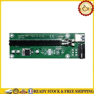 USB 3.0 PCI-E Express 1x to 16x Extender Riser Card Adapter SATA Power Cabl - Afbeelding 1 van 1