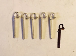 P&D Marsh N Gauge N Scale B44 NE Station lamps (5) castings require painting - Picture 1 of 1