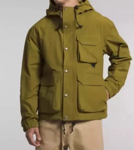 The North Face M66 Utility Rain Hooded Jacket Sulphur Moss Men’s Size Large - Picture 1 of 9