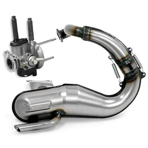 Kit Modifica Motore Ape 50 Marmitta Giannelli + Carburatore SHBC 19 Malossi - Foto 1 di 2