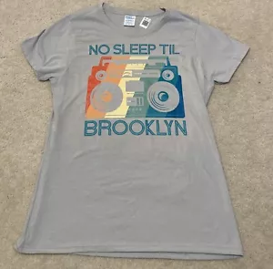 *CUTE* Beastie Boys No Sleep Till Brooklyn Shirt Womens Tee M Boom Box! T-Shirt - Picture 1 of 4
