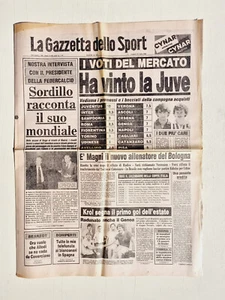 Journal Screen Sport 16 July 1982 Juventus - Ruud Krol -boniek-roberto Handed - Picture 1 of 1
