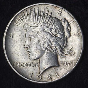 1921-P "High Grade High Relief" Peace Silver Dollar $1 - COINGIANTS - - Picture 1 of 2
