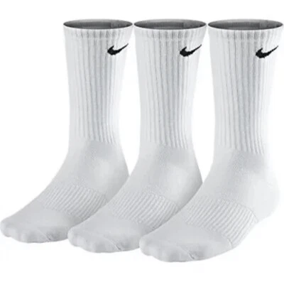 ORIGINAL NEW NIKE Unisex Performance Cushion Crew Training Socks Long (3 Pairs) - Image 1 of 4