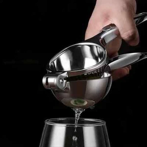Lemon Squeezer Heavy Duty Lemon Juicer Stainless Steel Lime Squeezer Manual - Picture 1 of 5