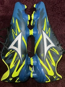 Pirma Soccer Shoes Cleats Imperio Neo Elite 3010 Navy/Neon FG mens 10.5 - Picture 1 of 14