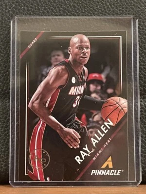 2013-14 Pinnacle ARTIST PROOF Ray Allen #64 Miami Heat Salón de la Fama Foto 1 de 2