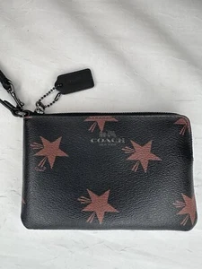 Muñequera Coach Star Canyon PVC/Cuero Esquina Cremallera Marrón Multi - Imagen 1 de 7