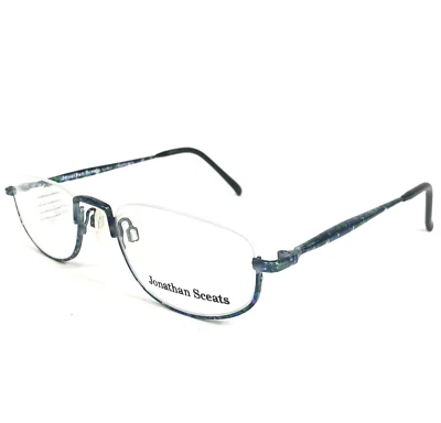 Vintage Jonathan Sceats Eyeglasses Frames 975 J51 GREEN Prince Nez 52-20-140 - Image 1 of 4