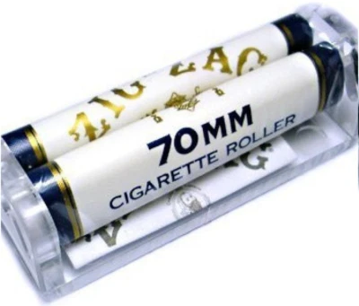 Zig-Zag 70MM White - 1 ROLLER - Machine Zig Zag Roll Papers Rolling