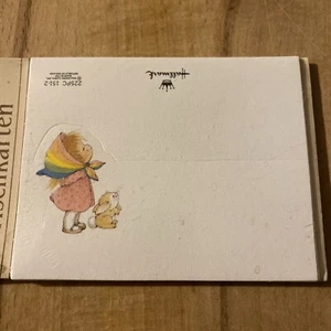 8 Tischkarten mit kleinem Mädchen, Hallmark - Bild 1 von 4