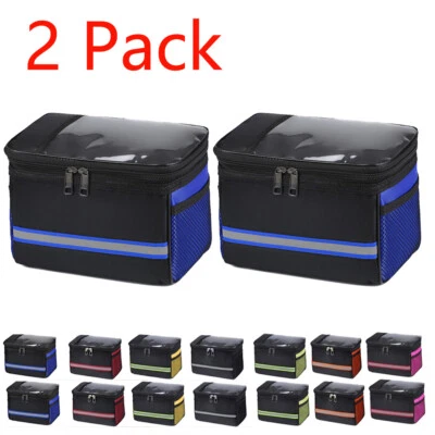 2 Stück Fahrradkorb vorne Einkaufstasche Halter Kind Radfahren Fahrrad Lastenständer Tasche - Bild 1 von 4