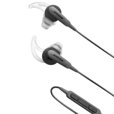 Bose SoundSport Wired 3.5mm Jack In-ear Headphones Earbuds Charcoal-Black