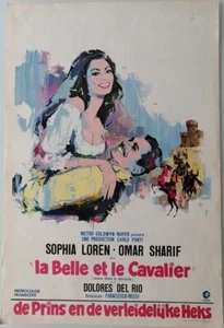 LA BELLE ET LE CAVALIER  - SOPHIA LOREN - ORIGINAL FRENCH MOVIE POSTER - Picture 1 of 1