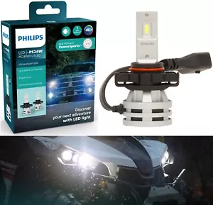 Philips UltinonSport LED White PS24W 5202 Two Bulbs Fog Light Replacement Stock - Picture 1 of 21