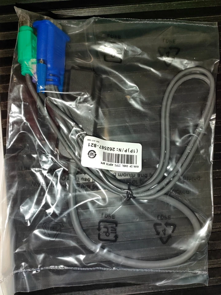 Original HP IP KVM Adapter VGA + 2x PS/2 396632-001 262587-B21 - Bild 1 von 1