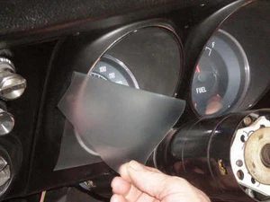 1967-1968 Camaro Dash Gauge Chrome Rings  SPEEDO / FUEL BEZEL CHROME TRIM RINGS - Picture 1 of 4