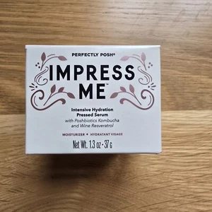 Perfectly Posh Impress Me Intensive Hydration Pressed Serum Net Wt 1.3 oz - Picture 1 of 7