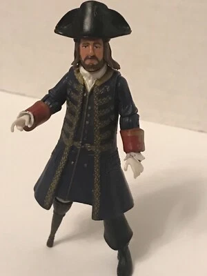 2011 Pirates Of The Caribbean Royal Navy Captain Barbossa 4.5" Action Figure  - Изображение 1 из 4