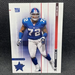 Leaf Rookies & Stars 2003 Osi Umenyiora #166 novato radiocontrol - Imagen 1 de 2