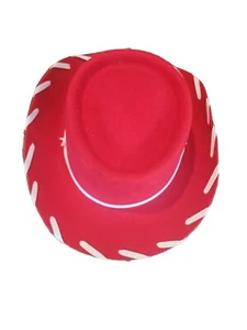 Red Twister Woody Style Cowboy Hat~Youth S~M&F Western Sulphur Springs TX~Wool - Picture 1 of 3