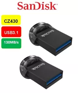 SanDisk ULTRA FIT 16Go 32Go 64Go 128Go 256Go Lecteurs flash USB 3.2 Stick OTG FR - Zdjęcie 1 z 17