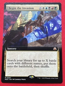 MTG Begin the Invasion - (Extended Art) Commander: MOM- #0087, NM - Picture 1 of 1