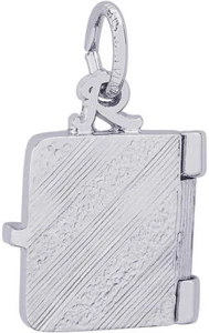 Sterling Silver Laptop Computer Charm by Rembrandt - Picture 1 of 2