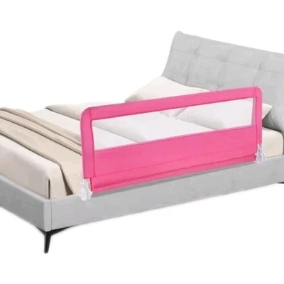 BABY JOY Bed Rails for Toddlers, 59'' Extra Long, Swing Down Bed Guard w/Safety - Image 1 of 4