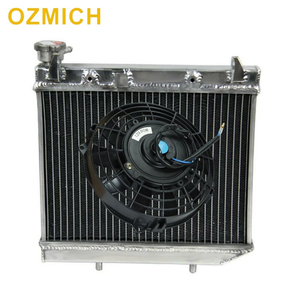 Radiador de aluminio ATV + ventilador para Honda TRX450R 2006-2009 /2007-2014 08 TRX450ER Foto 1 de 4