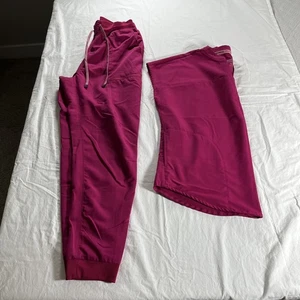 Fabletics Pink Scrub Set, Medium Women’s - Picture 1 of 21