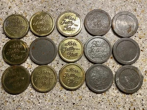 Vintage Lot of 15 Ball Atlas Kerr Jelly Glass Tin Lids ~ LIDS ONLY ~ No Jars - Picture 1 of 2