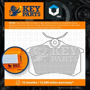 Brake Pads Set fits VW PASSAT 1.9D Rear 95 to 97 KeyParts 191615415A 191615415D - Picture 1 of 2