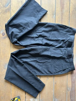 Murano Men’s Dress Pants Size 34x32 Black – Classic Fit Flat Front Slacks - Image 1 of 4