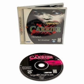 Carrier (Sega Dreamcast, 2000) CIB Complete w/ Manual + Reg Card Tested
