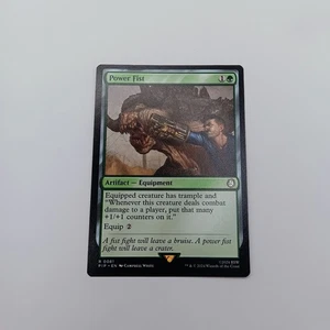Power Fist MTG Rare Magic: The Gathering Fallout Commander Equipment Green - Picture 1 of 2
