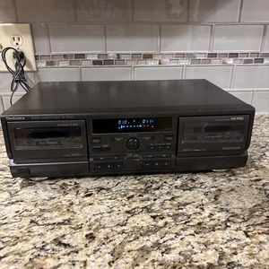 Technics RS-TR373 Dual Cassette Player/ Recorder - Plays Slow. Read - Picture 1 of 11