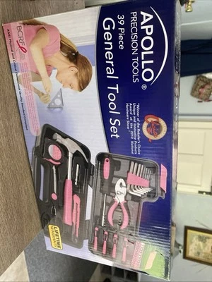 Apollo Precision Tools 39 Piece Household Tool Set Hard Case Brand New  - Image 1 of 4